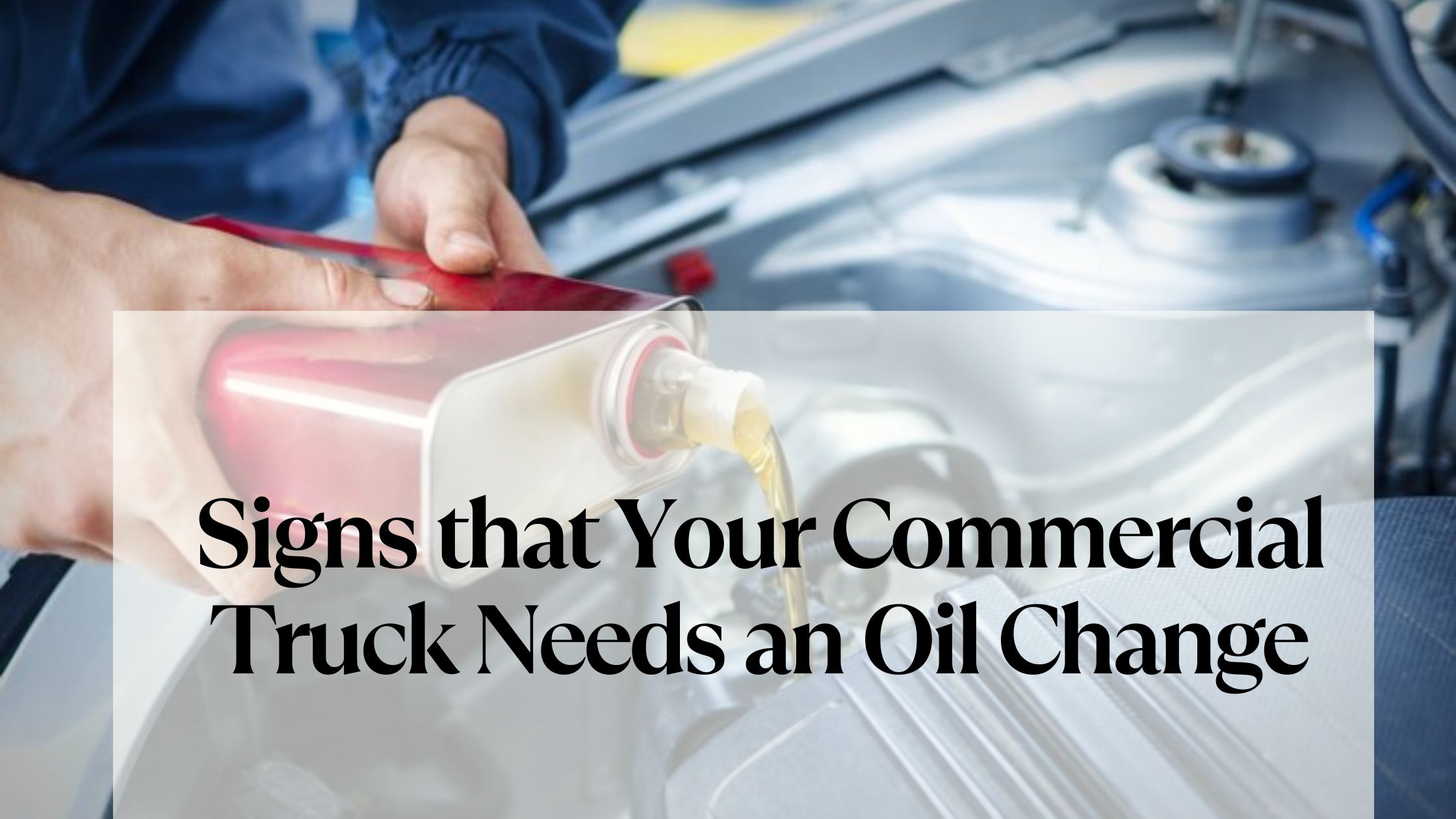 commercial truck oil change