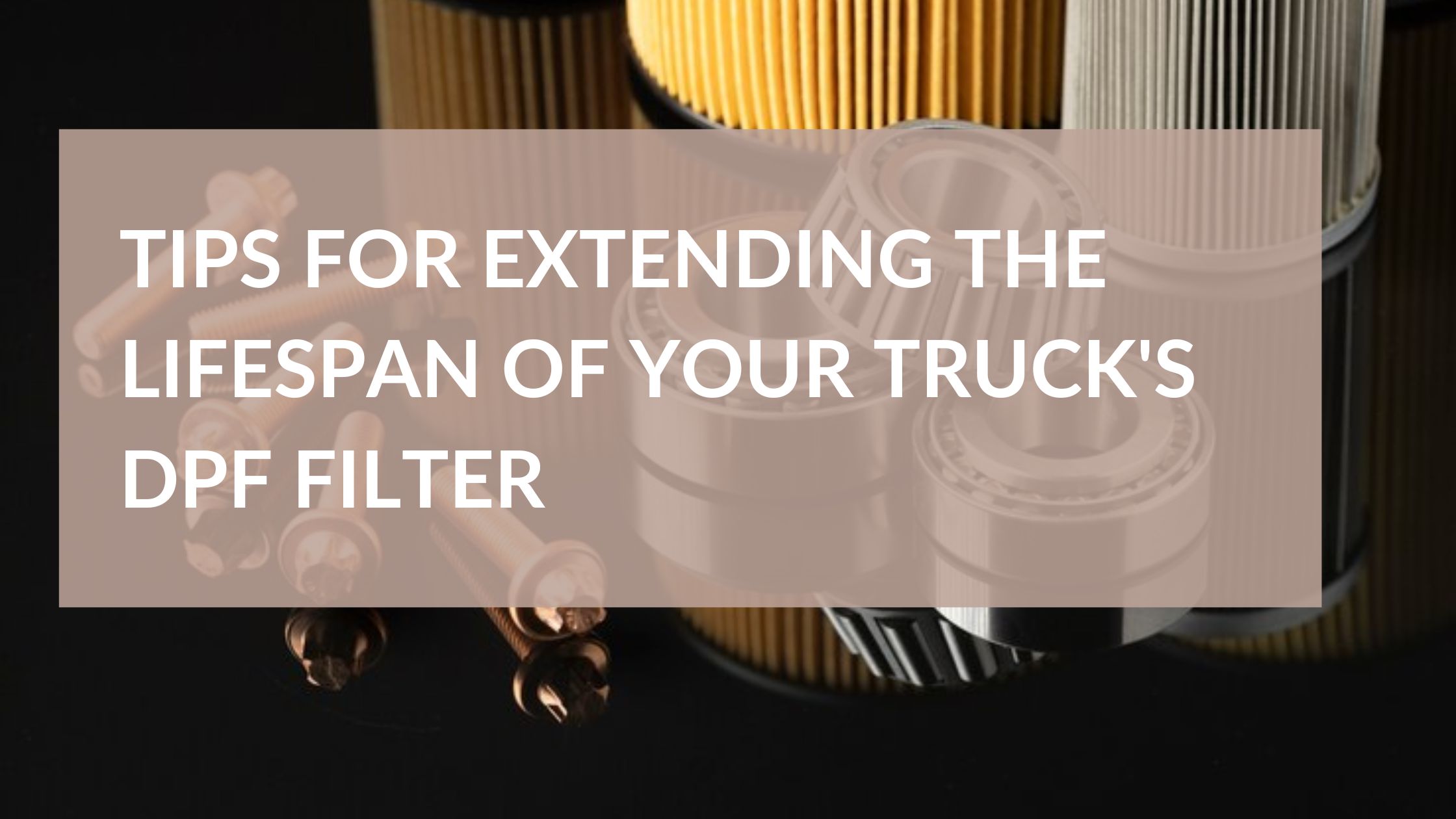 truck dpf filter change